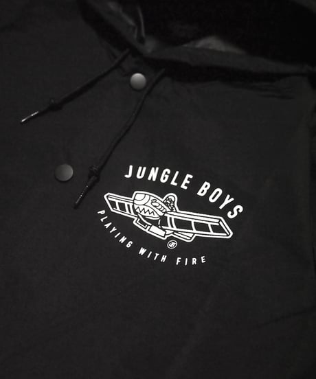 Jungle Boys/ Hooded Coach Jacket (Black)