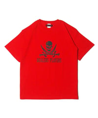 DEALERS PLAYERS/ Printed Skull OG T-shirt (Red)
