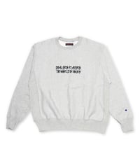 DEALERS PLAYERS/ Embroidered Sean 12oz Crewneck Sweat (Oxford Grey)