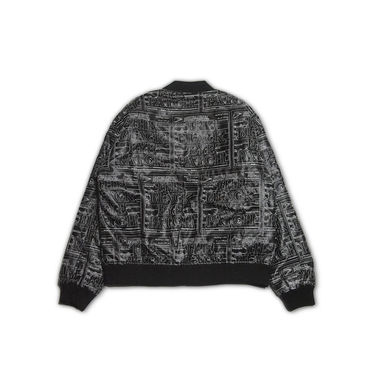 BlackEyePatch/ Label Fake Leather Jacket (Black...