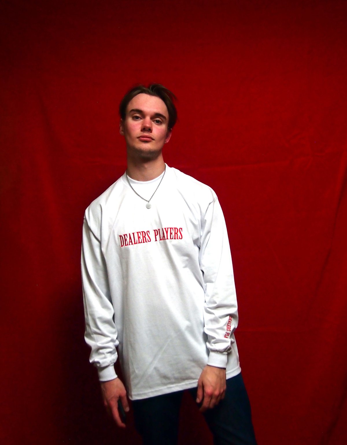 DEALERS PLAYERS/ Embroidered OG Long Sleeve T-s