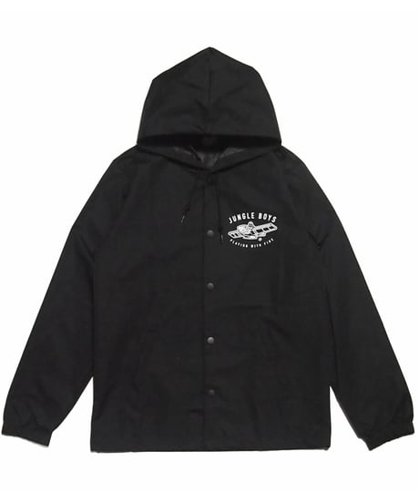 Jungle Boys/ Hooded Coach Jacket (Black)