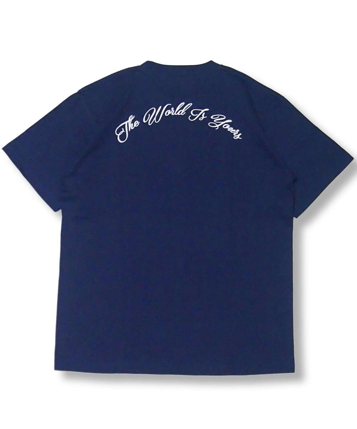 DEALERS PLAYERS/ Printed OG T-shirt (Navy×White