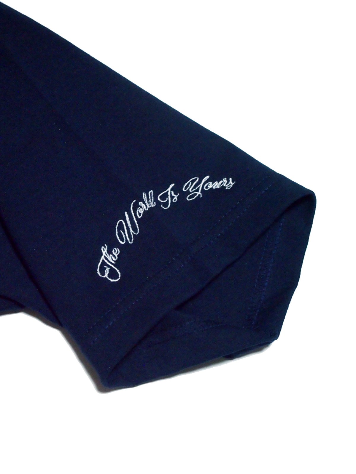 DEALERS PLAYERS/ Embroidered OG T-shirt (Navy×R
