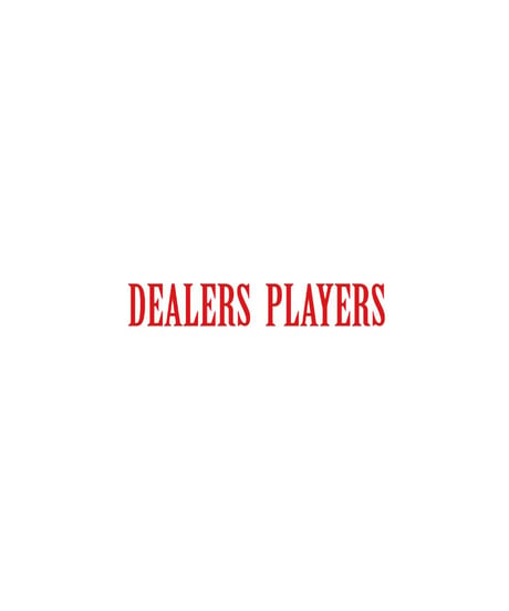 DEALERS PLAYERS/ OOO™︎ Exclusive Embroidered Players Trucker Cap (Black×White)