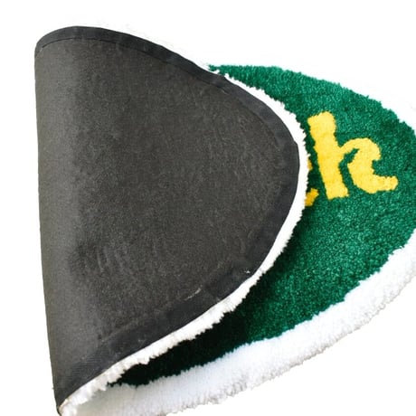handmade  oval rug （Green）