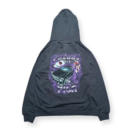 "S.L.A.B " full zip hoodie