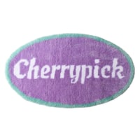 handmade  oval rug （Purple）