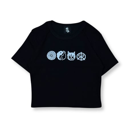 "4icon" Woman's Ribbed S/S Tee