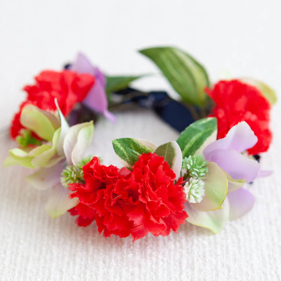 花かんむり Thanks Mom（Red）アーティフィシャルフラワー | HIBIYA-KAD