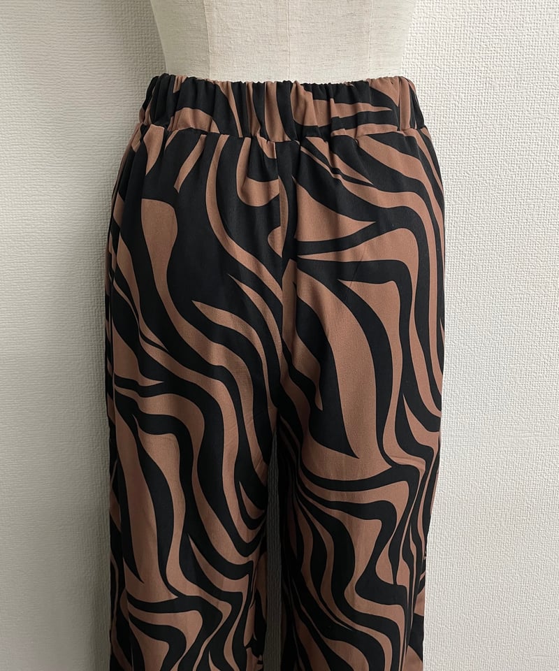 Geometry Pattern Pants〈2401-221512〉 | AGAWD 