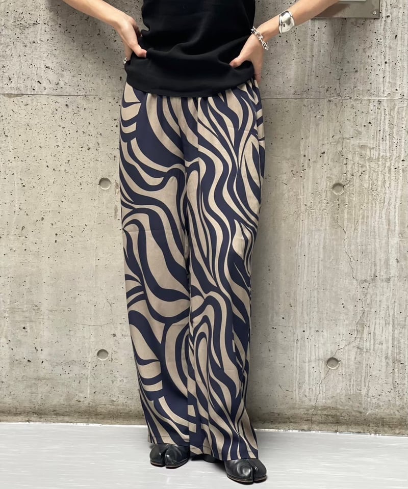 Geometry Pattern Pants〈2401-221512〉 | AGAWD 