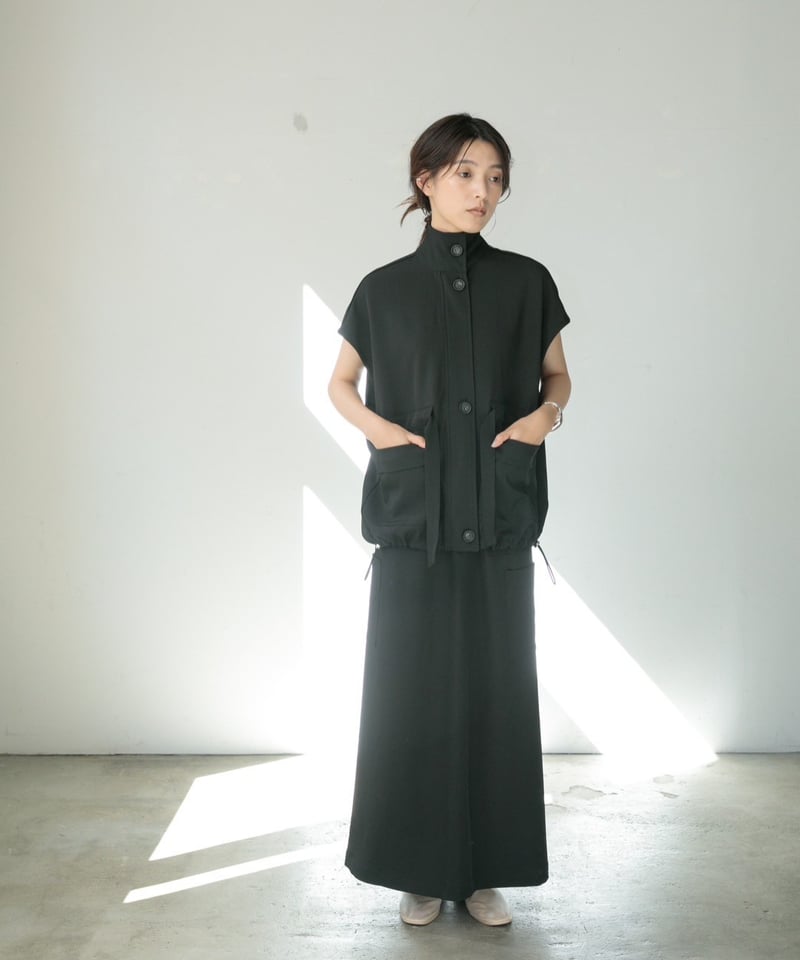 cliche ROVING 5G OVER KNIT VESTウールカシミヤ cliche ROVING 5G OVER KNIT VESTウールカシミヤ