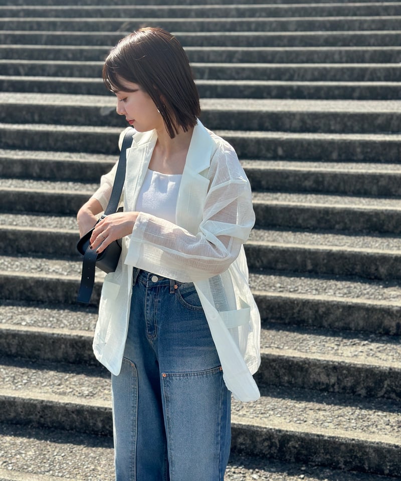 Organdy Jacket〈2519-881766〉 | AGAWD