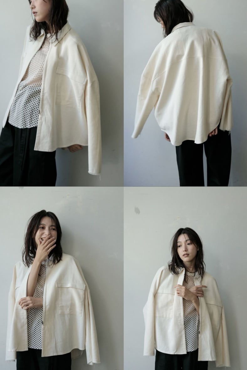 即納】 アガウド AGAWD トップス 25春夏 Bicolor Stitch Shirt
