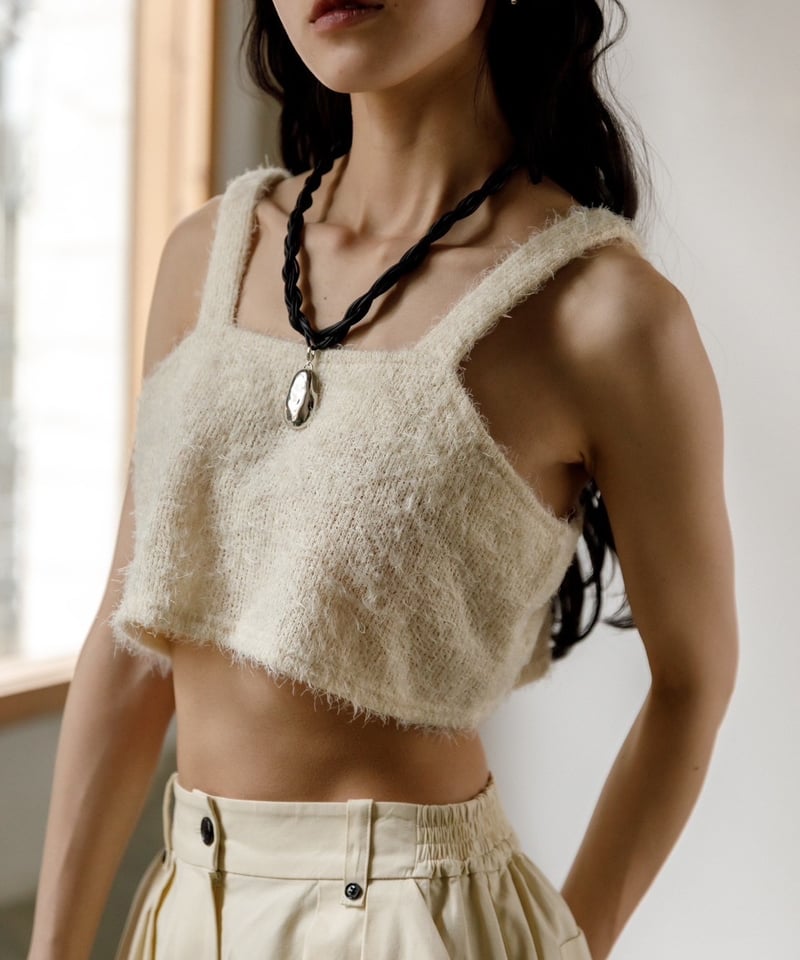 美品]Ernie Palo WOOL CANVAS BUSTIERビスチェ