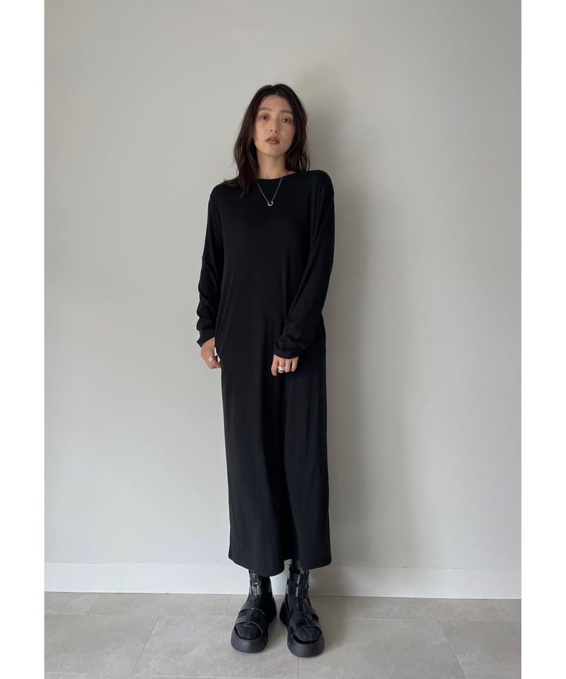ワンピース digne cut off one-piece cut out one-piece - black – digne.online