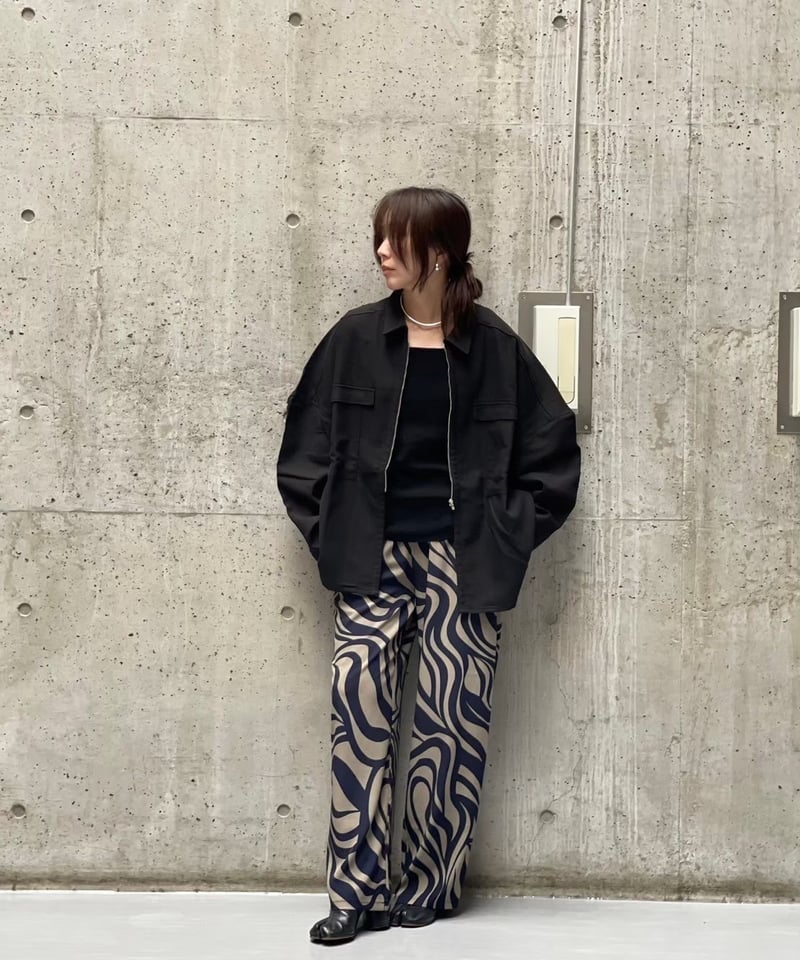 Geometry Pattern Pants〈2401-221512〉 | AGAWD 