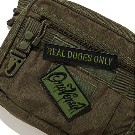 LOGO WAPPEN CANVAS MINI SHOULDER BAG【KHAKI】