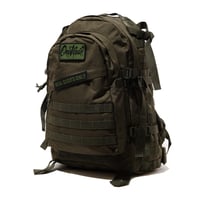 LOGO WAPPEN CANVAS MILITARY BAG【OLIVE】