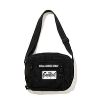 LOGO WAPPEN CANVAS MINI SHOULDER BAG【BLACK】
