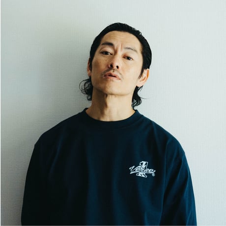 TRADITIONAL LOGO L/S TEE【NAVY】