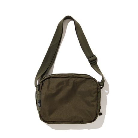 LOGO WAPPEN CANVAS MINI SHOULDER BAG【KHAKI】