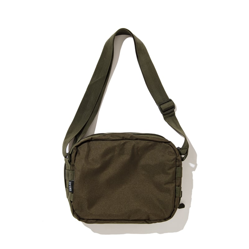 LOGO WAPPEN CANVAS MINI SHOULDER BAG【KHAKI】 | O