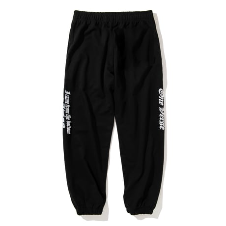 OLD LOGO EMBROIDERY SWEAT ZIP PARKA & PANTS SET UP 【BLACK】
