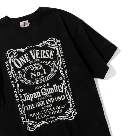 JD BOX LOGO S/S TEE【BLACK】