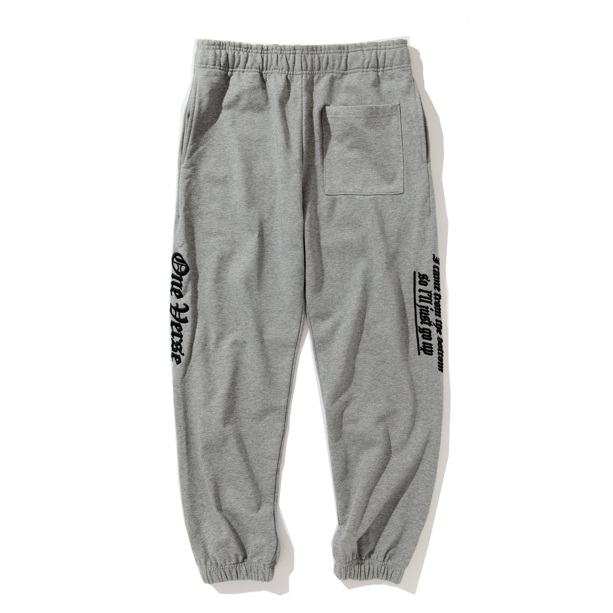 OLD LOGO EMBROIDERY SWEAT ZIP PARKA & PANTS SET