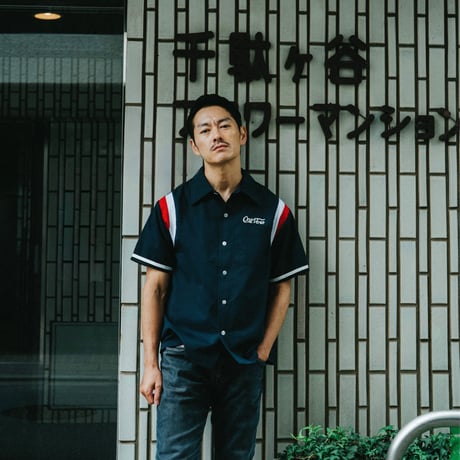 S/S BOWLIG SHIRT【NAVY】