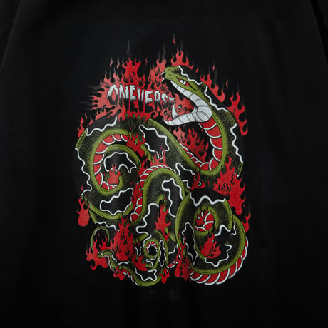 BARTHDAY WORKS ×ONE VERSE CREW SWEAT【BLACK】