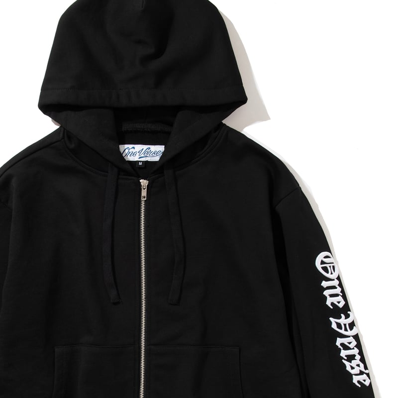 OLD LOGO EMBROIDERY SWEAT ZIP PARKA & PANTS SET