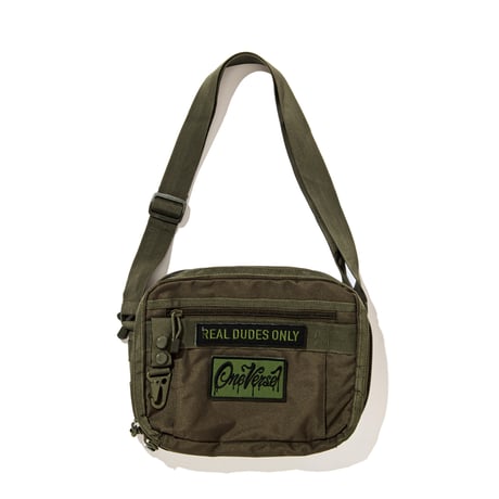 LOGO WAPPEN CANVAS MINI SHOULDER BAG【KHAKI】