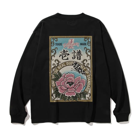 TRADITIONAL LOGO L/S TEE【BLACK】
