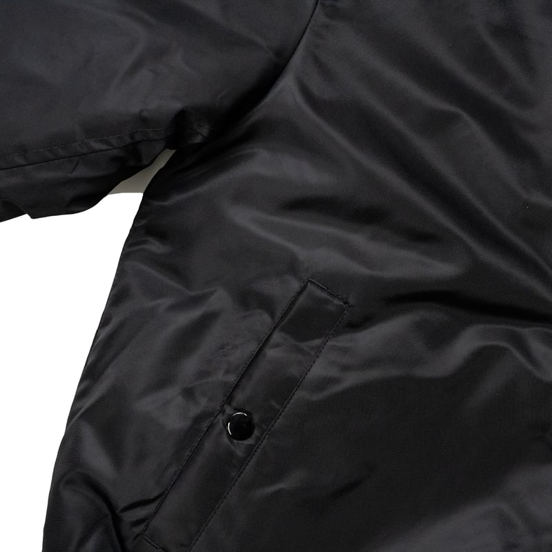 WAPPEN & EMBROIDERY NYLON STADIUM JKT 【BLACK】 |