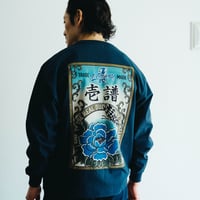 TRADITIONAL LOGO L/S TEE【NAVY】