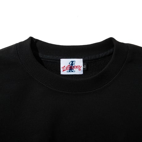 BARTHDAY WORKS ×ONE VERSE CREW SWEAT【BLACK】