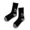 OLD ENGLISH PILE MIDDLE SOX【BLACK】