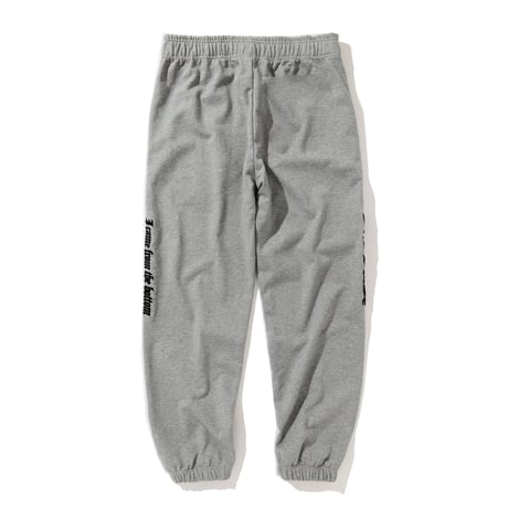 OLD LOGO EMBROIDERY SWEAT ZIP PARKA & PANTS SET UP 【GRAY】