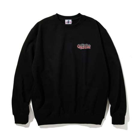 BARTHDAY WORKS ×ONE VERSE CREW SWEAT【BLACK】