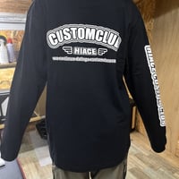 カスタムクラブロングTシャツ 白文字