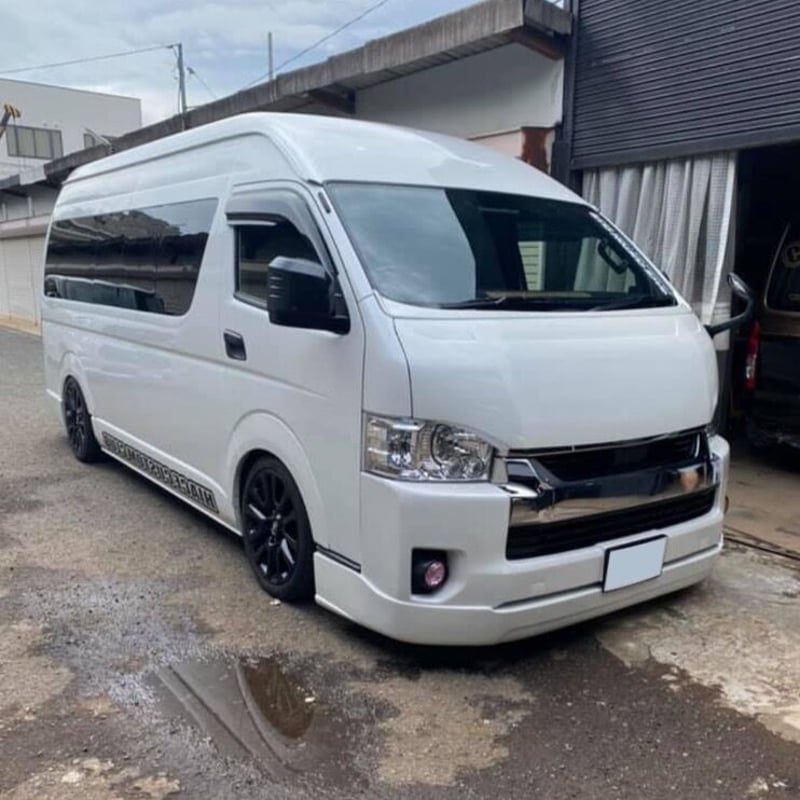 ハイエース 6型 フロント ハーフスポイラー エアロ