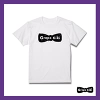 Grape Kiki：ロゴ T-SHIRT (WHITE)