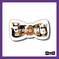 Grape Kiki：ロゴステッカー(エンドウの衣装ver.)