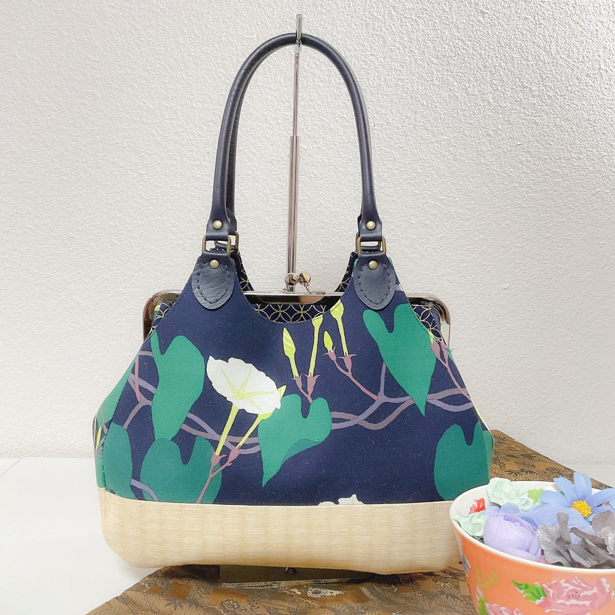♡新作♡着せ替えあおりがま口バック　ジョリーフルール ♡新作♡着せ替えあおりがま口バック ジョリーフルール - メルカリ