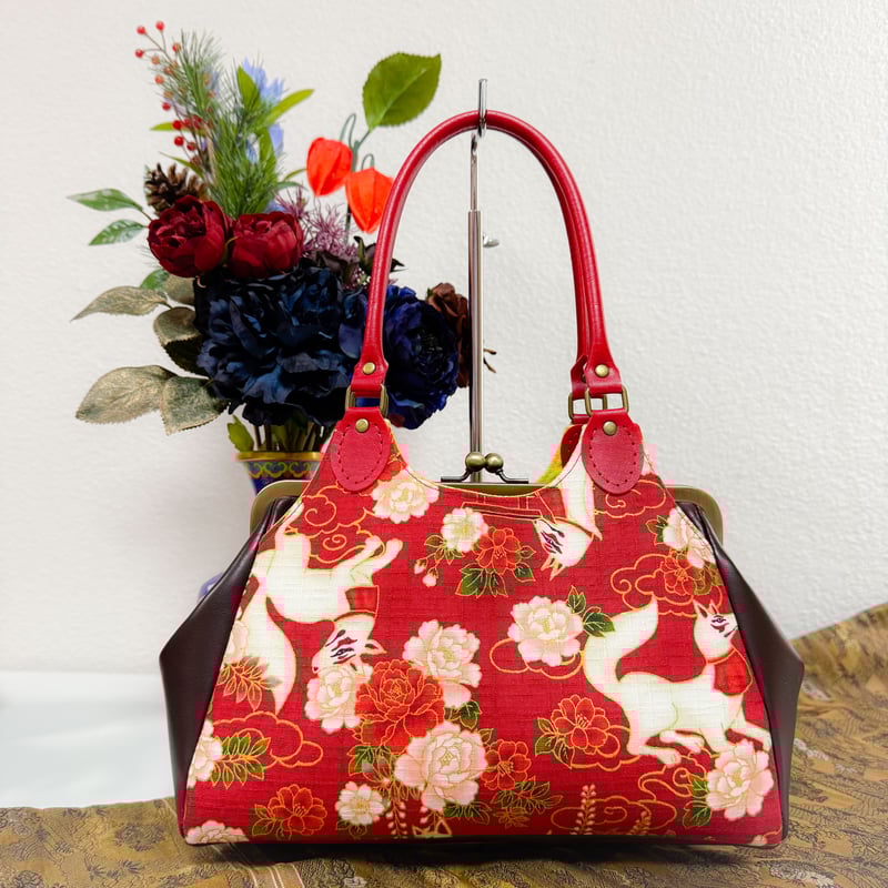 Zeppink がま口バッグ お稲荷さまがま口バッグ(黄) | Zeppink