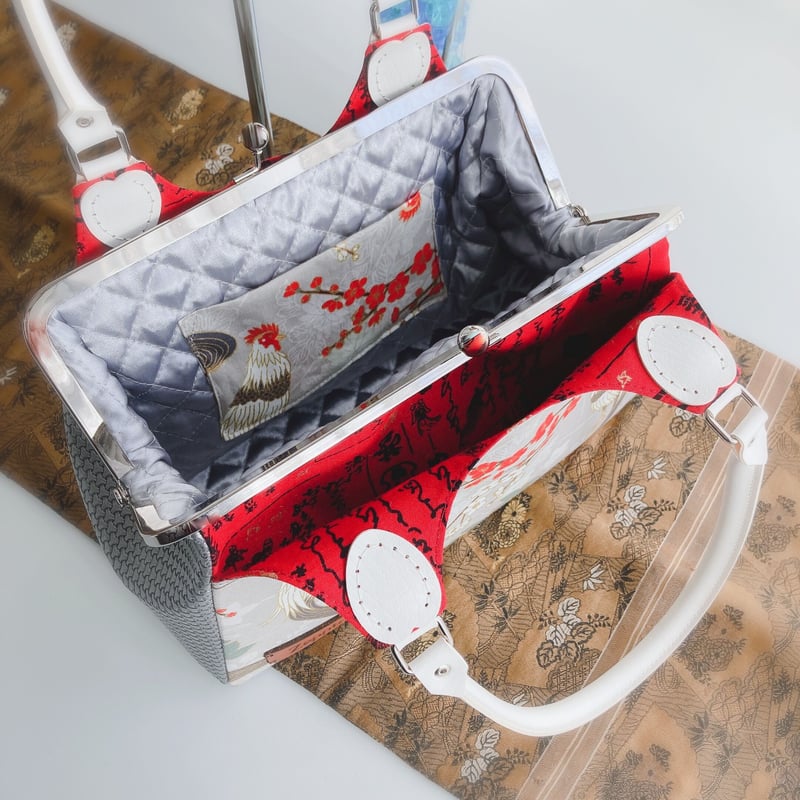 ゴンちゃん　がま口スクエアバック がま口バッグ 6.8寸 丸マチ 帆布 カーキ | 商品詳細 | 高島屋