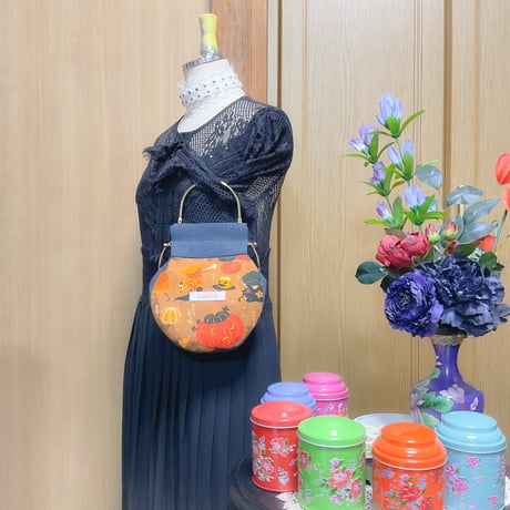 あやかし南瓜ベンリー口金ポーチ